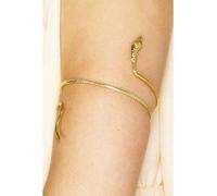 Accesorio De Disfraz Elegante De Dama Egipcia Pulsera Oro Cleopatra Prop Adulto