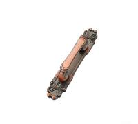 Accesorio de empuje de aluminio antiguo europeo para varios tipos de muebles (bronce rojo 165 mm)