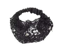 Accesorio de encaje contemporáneo para el cabello, diadema ajustable, diadema de moda para reuniones deportivas y uso diario, banda elástica para el pelo