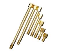 Accesorio De Enfriamiento De Molde De Boquilla De Latón De 1/4" BSP Hembra A 1/8" BSP Macho, Longitud De 50, 75, 100, 125 Y 150 Mm, 1/2" BSP(1l4x1l8 BSP 75mm BSPP Thread)