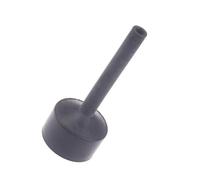 Accesorio de enjuague, Vaso de limpieza para ordeño de lácteos, Arandela de con y recto, Utilidad de mantenimiento integrada negra, Pieza para cuidado del revestimiento Arandela de