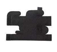 Accesorio de envoltura de agarre para trompeta para trompeta en bemol, paquete individual, cubierta protectora de mano de tela Oxford negra con bordes cosidos y diseño de correa extraíble, funda de