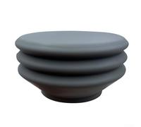 Accesorio de espresso para molinillo cero. El fuelle de retención de silicona gris garantiza resultados óptimos de preparación y extracción de sabor