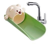 Accesorio de extensión de grifo para niños Extensor de guía de agua del fregadero de estilo de dibujos animados Ayudante de grifo portátil Fácil ajuste Reducción de salpicaduras Herramienta auxiliar d
