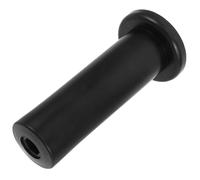 Accesorio de Extremo de Barra PP Negro, Cabeza Plana para Gimnasio | Repuesto de Manga, Plástico PP Resistente, Estabilidad Mejorada, Uso Versátil y Mayor Seguridad en Casa