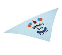 Accesorio de Fiesta de cumpleaños de Pet Bandana con diseño de Globo, Babero Azul para Perros medianos pequeños (Balloon Blue)