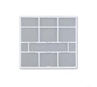 Accesorio de filtro de aire acondicionado interior colgante pantalla de polvo diseñada para bloquear el polvo y mejorar el aire mientras mantiene la el sistema (30,7 x 28,5 cm)