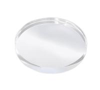 Accesorio de Fondo de fotografía acrílica, Accesorio de fotografía geométrico Transparente para Producto Herramienta de Mejora de Reflejo de luz de Textura de Cristal Anti-Rotura (Redonda)