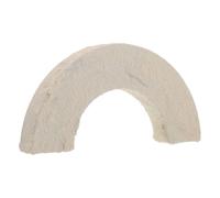Accesorio de Fotografía Geométrico Beige de Madera y Cemento | Diseño en Forma de Curva, Acabado Resistente al Desgaste, Adecuado para Creadores y Bodas Sociales