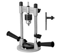 Accesorio de guía de taladro, adaptador de mano, soporte de abrazadera de banco universal, E