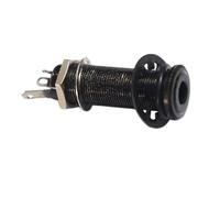 Accesorio de Guitarra 1 Uds. Conector De Salida Para Pastilla De Guitarra, Accesorio Para Pastilla De Guitarra, Piezas De Conector Endpin (Color : Black)