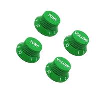 Accesorio de Guitarra 4 Uds 2T2V Perillas De Guitarra Tono Volumen Perillas De Control De Velocidad Tapas Para Piezas De Guitarra Eléctrica (Color : 04)