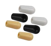 Accesorio de Guitarra 6 Uds Piezas De Guitarra Interruptor De Palanca De 3 Vías Tapas De Punta De Perilla Kit De Tapa De Interruptor De Plástico De 4mm