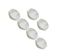 Accesorio de Guitarra Clavijas De Afinación Para Guitarras, Repuesto De Plástico Blanco, Teclas, Botones, Tapas De Perillas Para Piezas De Guitarra, 6 Uds.