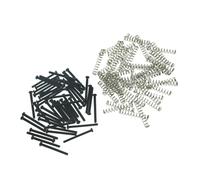 Accesorio de Guitarra Paquete De 50 Uds. Tornillos De Altura Para Pastilla Humbucker De Rosca Imperial Tornillos Para Pastilla De Guitarra Con Resortes (Color : 01)