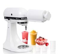 Accesorio de Hielo Compatible con Batidora de Pie Kitchen Aid con 8 Moldes de Hielo Reemplazables, Accesorio Eficiente para Cortar Hielo