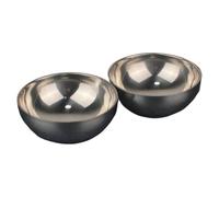 Accesorio de inspiración de agua - truco de magia de acero inoxidable, cuenco vacío, truco de escenario, portátil, ligero, 140 g, accesorio de magia profesional para actuaciones y ONU