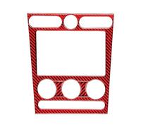 Accesorio De Interior Coche, Consola Central, Panel CD, Pegatina, Molduras Marcos, Cubierta Para Ford Para Mustang GT 2005-2009 S197 pegatinas(Style B(red))