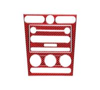 Accesorio De Interior Coche, Consola Central, Panel CD, Pegatina, Molduras Marcos, Cubierta Para Ford Para Mustang GT 2005-2009 S197 pegatinas(A set(red))