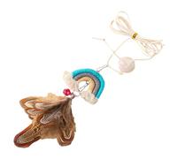 Accesorio De Juego Para - Muelle Montado En La Puerta, Juguete De Caza De Plumas, Gadget Diverteante Para Gato | Mecanismo De Movimiento Elástico Flexible, Módulo Estimulador De Instinto De Caza, Uti