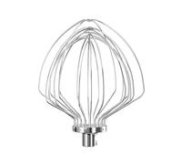 Accesorio de látigo 11 cables acero inoxidable KN211WW for batidora elevación tazón Kitchenaid, batidor huevos repuesto 7QT