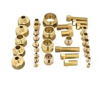 Accesorio de latón F/M 1/8 "1/4" 3/8 "1/2" 3/4 "BSP rosca hembra a macho conectores de tubería de latón adaptador acoplador junta roscada(G1I2-G1I4)