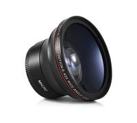Accesorio de Lente Gran Angular + Macro de Alta Definición de 58 mm y 0,43x para Cámaras de 58 mm. Mejora Tu Creatividad Fotográfica.