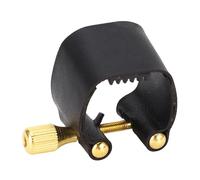 Accesorio de Ligadura de Cuero para Saxofón, Repuesto Profesional Compacto para Boquilla de Saxofón Tipo C (Alto)