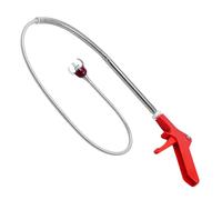 Accesorio de limpieza de alcantarillado, serpiente de limpieza de tuberías antideslizante, agarrador de garras flexible, herramienta de barrena de inodoro con recogedor de garras, removedor de