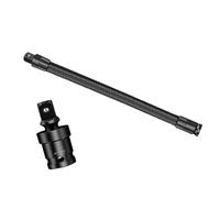 Accesorio de llave flexible de ejes de 12,5 mm, interfaces de enchufe para mecánicos, varilla de extensión de 1/2 pulgada, herramienta eléctrica, club de extensión