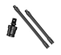 Accesorio de llave flexible de ejes de 12,5 mm, interfaces de enchufe para mecánicos, varilla de extensión de 1/2 pulgada, herramienta eléctrica, club de extensión