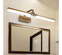 Accesorio De Luces LED Para Espejo 8W IP44 Lámpara De Espejo De Baño 丨 Ángulo Hacia Arriba Y Hacia Abajo De 180 ° Iluminación Ajustable Para Gabinete De Baño Espejo 720LM Decoración De Pared Frontal A