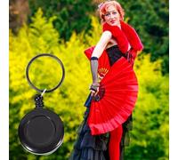 Accesorio de Magia - Abanico Manual Giratorio Hebilla para Dedos - Gadget Interactivo Suministros para Baile Tradicional Coreografía Grupos Actividades Aula Escenario