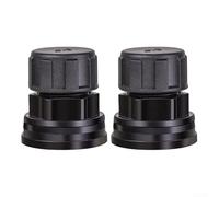 Accesorio de mamparo con rosca GHT macho de 3/4 pulgadas y rosca NPT hembra de 1/2 pulgada, sello de goma a prueba de fugas para conexiones de agua seguras (2 piezas)