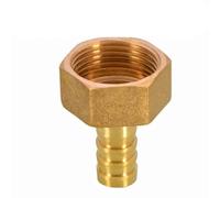 Accesorio de manguera de latón de 6/8/10/12/14/16/19/25 mm, conector de púas de 1/8", 1/4", 3/8", 1/2", 3/4", 1" Conector de rosca macho y hembra CouPer Femal de 19 mm, púas de 1"