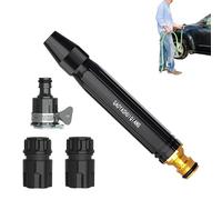 Accesorio de manguera de lavado a presión | Aspersor portátil ajustable de alto rendimiento | Varilla de alta presión para manguera | Para riego, lavado, limpieza, coche, hogar, exterior, patio