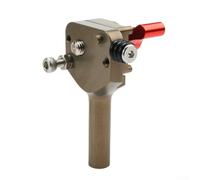 Accesorio de máquina de perforación de aleación de aluminio con abrazadera de gancho doble sublínea, abrazadera ajustada fija multipunto y adaptador M8 para encuadernación de gancho sin nudos