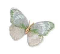 Accesorio De Mariposas Bordado Versátiles Aleación Resistente Acento Diamantes Imitación Para Cumpleaños Celebraciones Aleación Elegante Broche