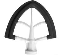 Accesorio de masa para mezcladoras de cabeza inclinable de 4,5 a 5 L KSM100 KSM120. La paleta de borde flexible reduce el tiempo de raspado en un 50% (negro)