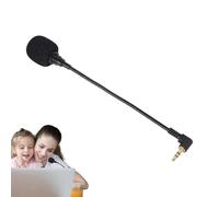 Accesorio de micrófono de 3,5 mm para auriculares - Reemplazo de micrófono flexible | Micrófono de auricular portátil para computadoras portátiles, tabletas, familia y hogar, ideal para un audio claro
