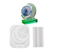 Accesorio De Molde Artesanal Silicona Resistente Y Portátil Para Y Lunas. Marco Fotos Giratorio Que Se Adapta A Varios Tamaños Imágenes Sun Moons Picture Mold