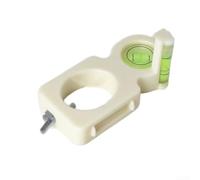 Accesorio de nivel de guía de taladro para perforación de precisión, ABS para herramienta de nivel de burbuja para decoración de pared y tuberías, 133 x 85 mm, blanco (taladro eléctrico)