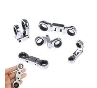 Accesorio De Para Mujer - Plata De Piel Sintética, Bolso De Mano De Estilo Contemporáneo, Pequeño Guardarmonedas Resiliente, Contenedor Delgado Y Duradero, Festival, Viaje A La Playa | Excelente