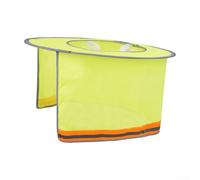 Accesorio de parasol de verano para cascos de construcción tejido de malla transpirable con tiras de seguridad reflectantes para proteger del sol y mejorar la visibilidad (C)