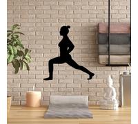 Accesorio de pared de metal decorativo negro elegante, 51 x 55 cm, 100% metal, 1,5 mm de grosor, perfecto para decoración moderna del hogar y arte de pared único