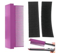 Accesorio de peine para alisador de cabello, Accesorio de peine para prensa de seda - Accesorio para plancha de - Peine de liso resistente al calor extraíble con clip para uso profesional o doméstico