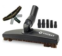 Accesorio de pelo de caballo para suelos de madera y azulejos más adaptador de manguera de vacío compatible con la mayoría de aspiradoras, accesorios de accesorios de aspiradora, adaptador de