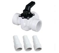 Accesorio de piscina de 3 vías, conector de manguera de piscina, bombas de calor, válvulas de regulación adecuadas para piezas de fontanería de equipos