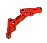 Accesorio de placa de amortiguador de torre de choque delantero, aleación de aluminio de alto rendimiento, pieza de actualización mecanizada CNC para coches HPI RS4 Sport3 1/10 (Red (RS4007R))