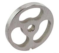 Accesorio de placa para picadora de carne de 69 mm, compatible con varios tipos de molinos de carne comerciales de 12 tipos (3 agujeros)